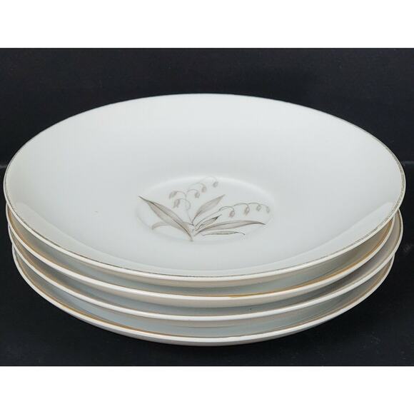 Kaysons GOLDEN RHAPSODY Saucers Fine China Japan 1961 Set of 4 - Picture 1 of 5